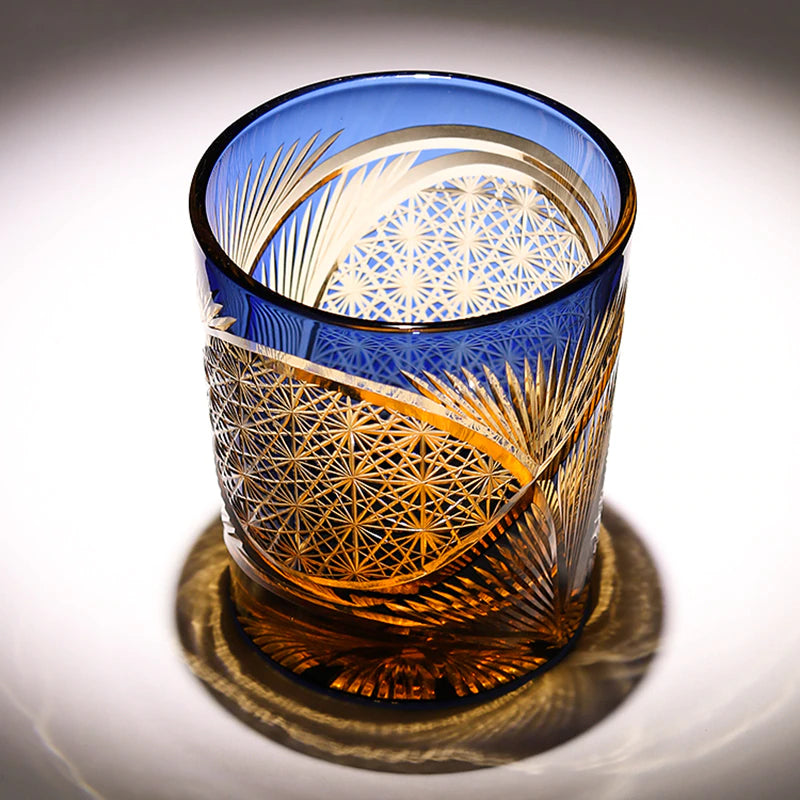 Tsuru Yuga - Kiriko Whiskey Glass
